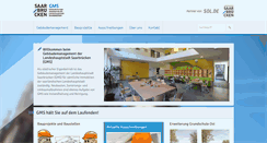 Desktop Screenshot of gms.saarbruecken.de